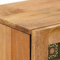 vidaXL Highboard Prírodná 40 x 33 x 110 cm Masívne mango drevo