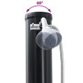 vidaXL Exteriérová slnečná sprcha 20 l PVC a hliník Čierna