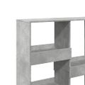 vidaXL Deliaca stena betónová sivá 100x33x115 cm kompozitné drevo