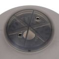 vidaXL Bazénový pieskový filter s bočným 6 polohovým ventilom sivý