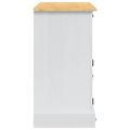 vidaXL Úložné truhlice CORONA Biela 112 x 40 x 75 cm
