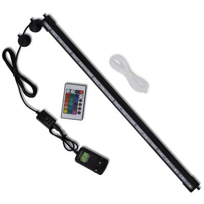 Akváriová LED lampa s bublinami RGB 56,5 cm