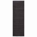 vidaXL Koberec prírodný sisal 80x250 cm čierny
