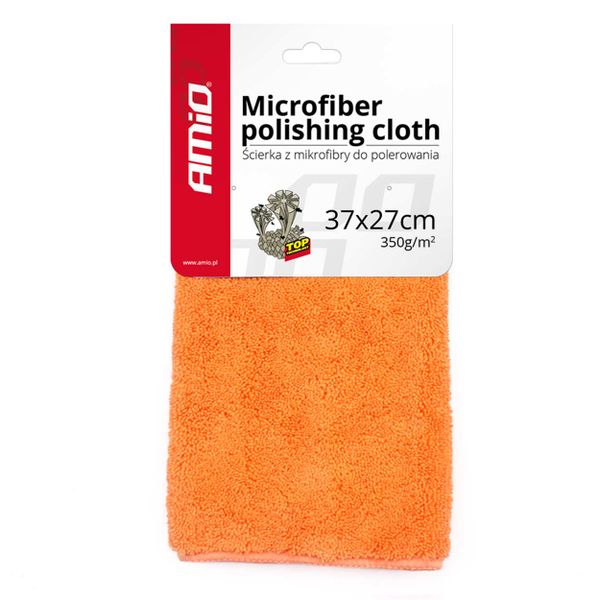 Utierka na leštenie z mikrovlákna 37x27cm , 350g/m2 AMiO-01047
