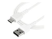 Heavy Duty a odolný - USB kábel - USB (samec) rovný do USB-C (samec) rovný - Thunderbolt 3 / USB 2.0 - 1 m - biela