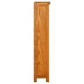 vidaXL Knižnica so 4 policami 45x22x110 cm dubový masív