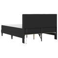 vidaXL Rám postele s matracom Čierna 120 x 200 cm Umelá koža