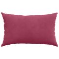 vidaXL Vankúše na pohovku 2 pcs vínovo červená 50 x 30 cm