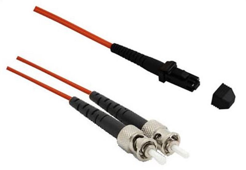 Optický patchkábel duplex MTRJ-ST 50/125 um MM, 3m, OM2