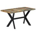 vidaXL Jedálenský stôl 140x70x75 cm, recyklovaný masív
