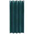 vidaXL Zatemňovacie závesy 2 ks Tmavozelená 140 x 175 cm Zamat