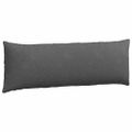 vidaXL Vankúše na pohovku 2 pcs Tmavo šedá 120 x 40 cm