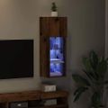 vidaXL Nástenný TV kabinet 30,5 x 30 x 90 cm Staré drevo