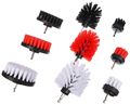 Sada kartáčov na vrtačku pre čistenie auta CAR DETAILING DRILL BRUSH 9, 9 ks SIXTOL