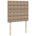 vidaXL Boxspring posteľ s matracom kapučínová 90x190 cm umelá koža