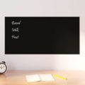 vidaXL Nástenná magnetická tabuľa čierna 80x40 cm tvrdené sklo