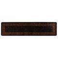 vidaXL Behúň MARSA Čierna 100 x 450 cm Polyester a PVC