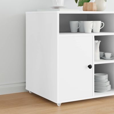 vidaXL Pojazd 12 pcs Biela 42 x 11,5 x 29 mm Železo