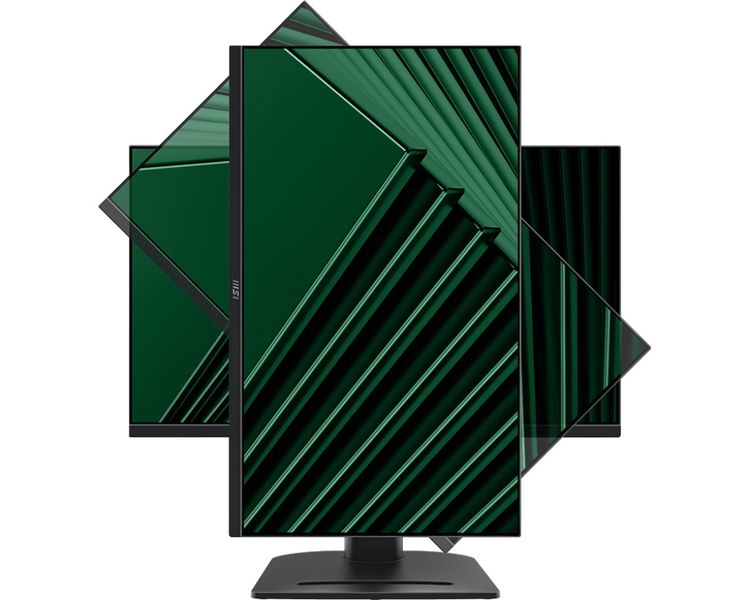 MSI Pro/MP275PG/27"/IPS/FHD/100Hz/1ms/Černá/3R Monitor, 27" IPS, 1920×1080 FHD, 100Hz, 1ms MPRT, Adaptive-Sync, výškove nastavitelný, pivot, HDMI, DisplayPort, VGA, reproduktor
