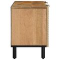 VidaXL TV skrinka Hnedá 105x33x46 cm Masívne drevo Mango