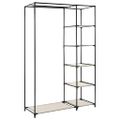 vidaXL Skladacie šatníky 2 ks krémové 110x45x175 cm látkové