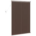 vidaXL Žalúzia Tmavohnedá s Vzorom 150 x 70 cm 25 mm PVC