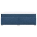 vidaXL Boxspring posteľ s matracom modrá 120x200 cm látka