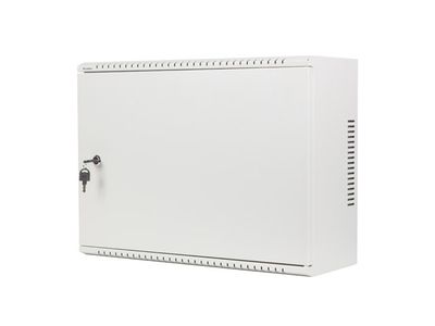 Lanberg 19'' racková skriňa na montáž na stenu 4u+3u/540x200 nízkoprofilová šedá (zmontovaná)