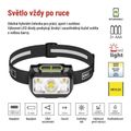 Čelovka EMOS P3546 LED nabíjacia, 550 lm, 110 m, Li-Pol 1000 mAh / 3× AAA