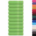vidaXL Osušky do kúpeľne FROGN 10 ks jablkovo zelené 100x150 cm 360 g/m²