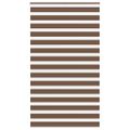 vidaXL Zebra roleta hnedá 120x200 cm šírka látky 115,9 cm polyester