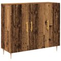 vidaXL Servírovacia skriňa Staré drevo 90 x 34 x 80 cm