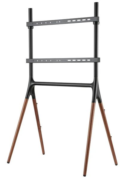 Neomounts Select NM-M1000BLACK/Držák displeje/na podlahu/37-70"/VESA 600X400/nosn. 40kg/černý Stojan, VESA, podlahový, pro LCD a TV 37"–70", nosnost 40kg, správa kabeláže, cerno-hnedý