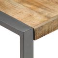 vidaXL Konferenčný stolík 120x120x40 cm, surové mangové drevo