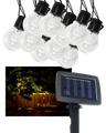 TR 606 Dekoratívny 10x LED solárny reťaz 2m IP44 TRIXLINE