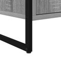 vidaXL TV skrinka 140 x 36 x 49.5 cm Sivý Sonoma Kompozitné drevo