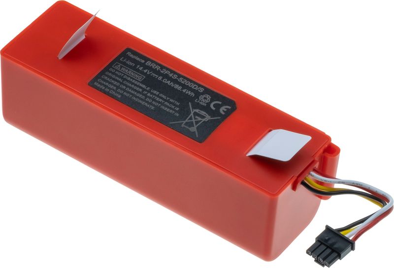 Batéria T6 Power pre Xiaomi Roborock S4, S5, S6, S7, 6000mAh, 86Wh, 8cell, Li-ion