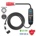 Prenosná nabíjačka SECTRON 10m /32A, 400V, CEE 5pin - Type 2/