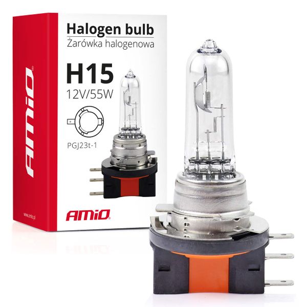 Halogénová žiarovka H15 12V/55W AMiO-01490