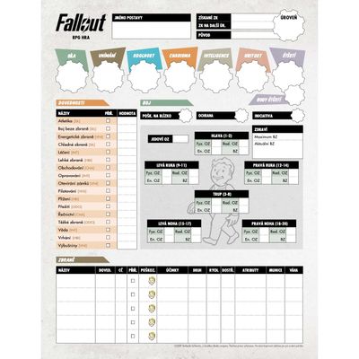Fallout: Hra na hrdinov - Denníky postáv