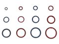 Sada hydraulických tesnení s gumovým límcom MECHANIC RING SET 4, 245 ks SIXTOL