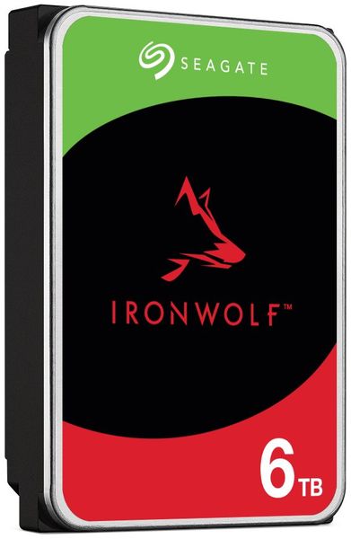 Seagate IronWolf/6TB/HDD/3.5"/SATA/5400 RPM/3R Pevný disk, interný, 6TB, SATA III, 3,5", 5400 rpm, 256MB