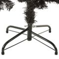 vidaXL Úzky vianočný stromček čierny 120 cm