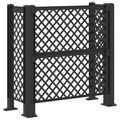 vidaXL Treláž na odpadky Antracitová 123 x 47 x 114 cm PP