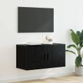vidaXL Nástenná skriňa pre TV 80 x 34.5 x 40 cm Čierny dub