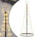 vidaXL LED vianočný stromček 200 LED teplá biela 180 cm