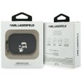 Karl Lagerfeld Silicone Karl & Choupette Head puzdro pre AirPods Pro 3 ružové