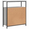 vidaXL Komoda sivá sonoma 70x30x80 cm kompozitné drevo