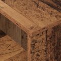 vidaXL Konzolový stôl Staré drevo 91,5 x 35 x 38,5 cm Kompozitné drevo