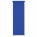 vidaXL Vonkajšia zatemňovacia roleta 85 (Š) x 230 (V) cm modrá HDPE